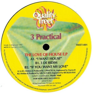 Quality Treet - 3 Practical - The Love of House E.P Rare 12" Vinyl - Picture 1 of 1
