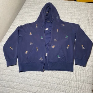 POLO BEAR RALPH LAUREN POLO BEAR Collegiate Embroidered Hoodie MEN Size L RARE - Bild 1 von 21