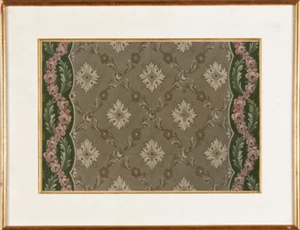 GOUACHE PROJET DE DECORATEUR TAPIS EPOQUE ART DECO 1930 (88) - Picture 1 of 3