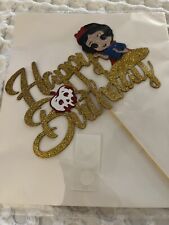 Disney Snow White Birthday Cake Topper