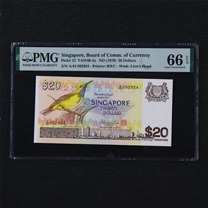1979 Singapore Board of Comm.of Currency 20Dollars Pick#12 PMG 66 EPQ Gem UNC - Picture 1 of 4
