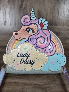 Irregular Choice Unicorn Lady Daisy Crossbody Bag Purse Whimsygoth Fantasy Pink - Picture 1 of 13