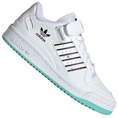 Adidas Originals X Kevin Lyons Forum Low 84 Sneaker Damen Mädchen Schuhe - Image 1 of 4