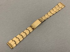NICE OLD ROLEX OYSTER YELLOW GOLD OVER STAINLESS STEEL WRIST WATCH BRACELET