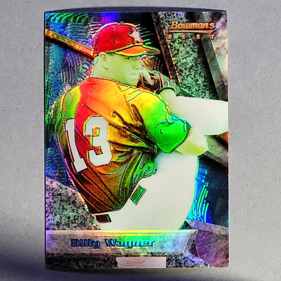 1994 Bowman's Best #19 Billy Wagner - Blue Refractor RC - Astros Rare Rookie HOF - Image 1 of 2