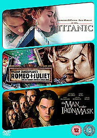 Titanic/The Man In The Iron Mask/Romeo And Juliet (Box Set) (DVD, 2009)