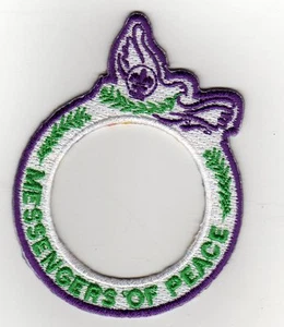Anillo Parche Premio Mensajero de la Paz, Respaldo "Desde 1910", ¡Como Nuevo! - Imagen 1 de 1