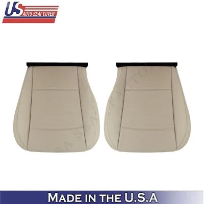 Cubiertas de asiento delanteras inferiores marfil cálido 2015-2017 para Subaru Outback cuero sintético Foto 1 de 4