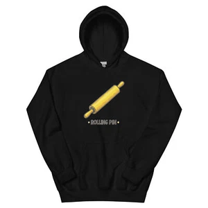 Rolling Pin Kitchen Home Cooking Culinary Utensil Hoodie - Picture 1 of 13