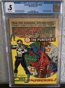 AMAZING SPIDER-MAN #129 CGC 0.5 PR 1974 1ST APPEARANCE OF THE PUNISHER MARVEL - Picture 1 of 3