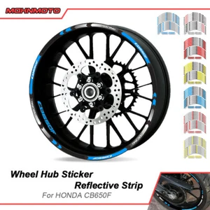 For Honda CB650F Motorcycle Rim Wheel Decal Sticker 12/16pcs Half/Full Rim Kit - Picture 1 of 19