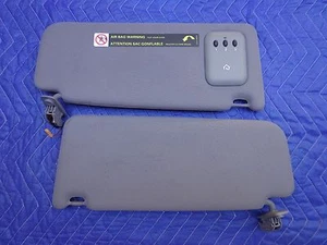 Audi A6 Sun Visors W/ Homelink 2000-2004 Driver & Passenger Side 00 01 02 03 04 - Picture 1 of 12