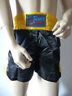 FORCE BOXING / MARTIAL ARTS BLACK & YELLOW SHORTS   VARIOUS SIZES  BNNT