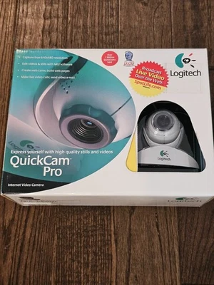 Logitech QuickCam Pro Camera Web Cam w/ Labtec Headset 640x480 Open Box - Image 1 of 4