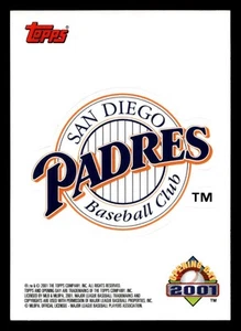 2001 Topps Opening Day San Diego Padres # Stickers San Diego Padres - Picture 1 of 1