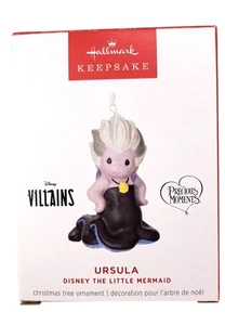 Hallmark Disney 2024 Ursula Ornament Little Mermaid Villains Precious Moments - Picture 1 of 8