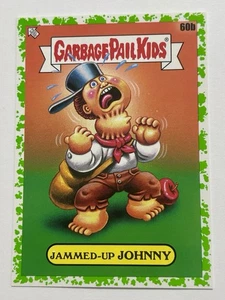 Garbage Pail Kids Bookworm Book Worm Parody Green Border JAMMED-UP JOHNNY #60b - Picture 1 of 9