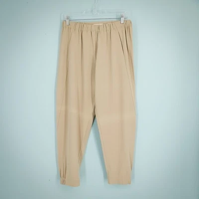 Babaton Aritzia Talla Mediana M Pantalón Tostado Jogger Pull On Pierna Cónica Pantalones al Tobillo Foto 1 de 4