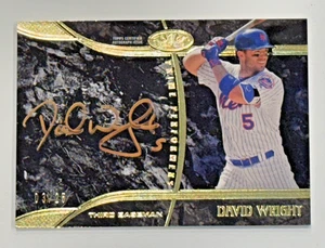 2016 Rare David Wright NY Mets Copper Auto  Card 3/25 PP-DWR Topps Tier One - Picture 1 of 8