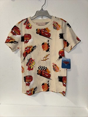 Disney Cars Youth Boys T-Shirt Lightning McQueen Red 6 - Image 1 of 4
