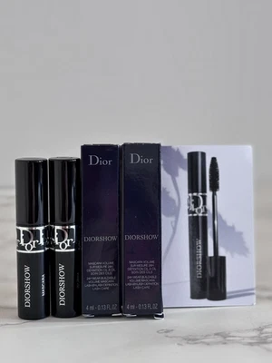 2 x NIB Dior DIORSHOW Mascara Volume 090 Noir /Black 4ml / 0.13oz each - Image 1 of 3