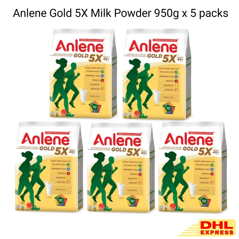 Anlene Gold Milk Powder for Adult 51 Years Old or Older (1 Kg) Sabah Tea