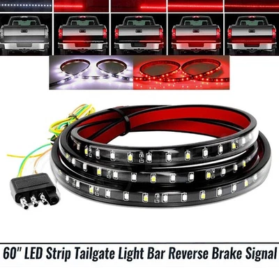 For Ford F-150 60"Inch Tailgate LED Strip Bar Truck Brake Turn Signal Tail Light Foto 1 de 4