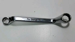 SNAP-ON XSO1416 7/16" x 3/8" 12 Point 60° Offset SAE Chrome Box End Wrench - Picture 1 of 7