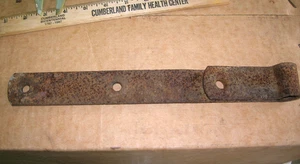 STRAP HINGE 12" x 1.5" Antique Iron Barn Gate Door Female Only 1/4" Thick - Picture 1 of 4