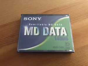 Nuevo SONY regrabable MD DATA 140mb mini disco (MMD-140A) para YAMAHA MD8 - Imagen 1 de 1