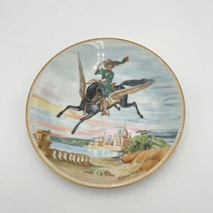 Havilano Lemoqes France Collectors Plate "The Magic Horse" Hanging Plate - Picture 1 of 2