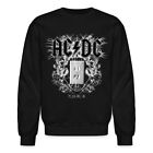 AC/DC Logo With Socket Plug Me In Videoalbum Crewneck Sweatshirt