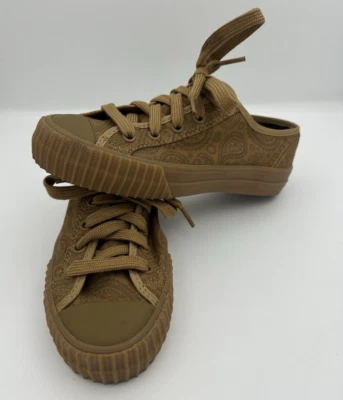 Zapatos clásicos de cuña rígida de cachemira tostada PF Flyers para mujer talla 6 base de postura Foto 1 de 4