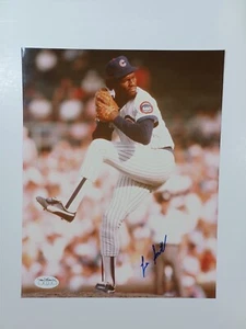 Foto autógrafa Lee Smith 8x10 cachorros firmada automáticamente JSA - Imagen 1 de 3