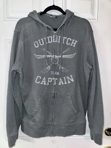 HARRY POTTER Sudadera con Capucha Cremallera XL Juvenil Gris Quidditch Capitán - Imagen 1 de 5