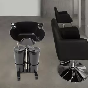 Hairdressing sink mobile washbasin hair sink head sink with pump de - Picture 1 of 19