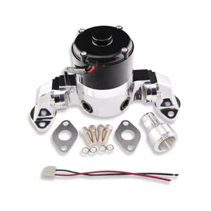 For Chevy Small Block 262 327 350 383 400 High Flow Electric Water Pump Chrome - Picture 1 of 5
