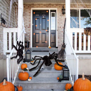 1pc Simulation Spider Halloween Ornament Haunted xProp Indoor Outdoor Decor