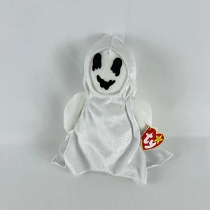 Ty Beanie Baby Sheets the Ghost with Tags Halloween Ghost Plush Halloween - Picture 1 of 11
