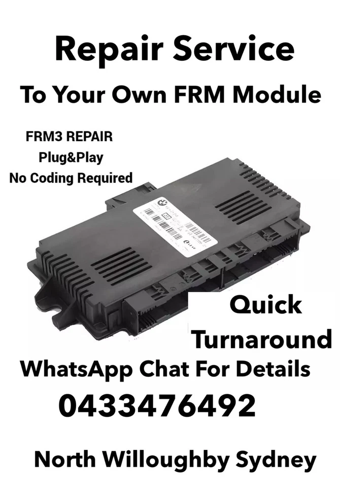 BMW 1 Series pre-facelift 2008 to 2011 Footwell Module FRM3 Repair Service - image 1 of 1