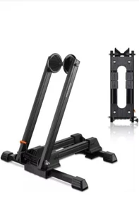 ROCKBROS Bike Stand Foldable Bicycle Floor Parking Holder Indoor Storage Rack - Picture 1 of 10