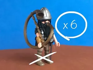 LOTE DE 6 CORNUS ROMANO FIGURAS PLAYMOBIL PERSONALIZADAS VIKINGOS ROMANOS NO INCLUIDAS - Imagen 1 de 1