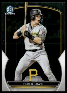 2023 Bowman #BCP-14 Henry Davis Chrome Prospects Pittsburgh Pirates Baseball - Picture 1 of 2