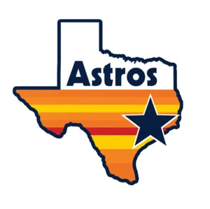 Houston Astros MLB Baseball Sticker Decal 07 - Picture 1 of 1