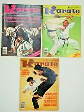 VINTAGE KARATE ILLUSTRATED MAGAZINE 1977 -  Lot of 3 - February March July