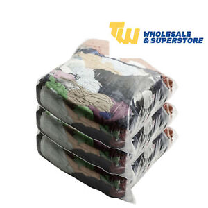 30Kg Bags of Rags Mixed Material Colour Engineer Garage Workshop Industrial Rags