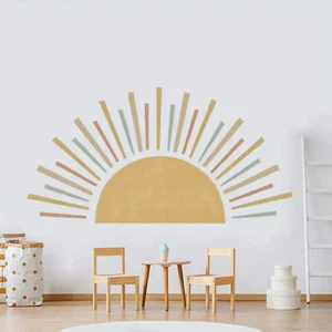 Wandtattoo,Boho Sonne Wandsticker,Wandaufkleber für Mädchenzimmer,Babyzimmer - Bild 1 von 5