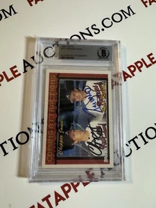 Chipper Jones Ryan Klesko Signed 1994 Topps #777 Beckett Authentic Braves - Bild 1 von 4