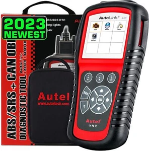 Autel AutoLink AL619 OBD2 Scanner SRS Airbag Scan Tool Turn Off ABS - Picture 1 of 9