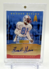 2016 Panini Donruss Signature Series Holo Gold Auto 5/5 Ernest Givins #90 Oilers